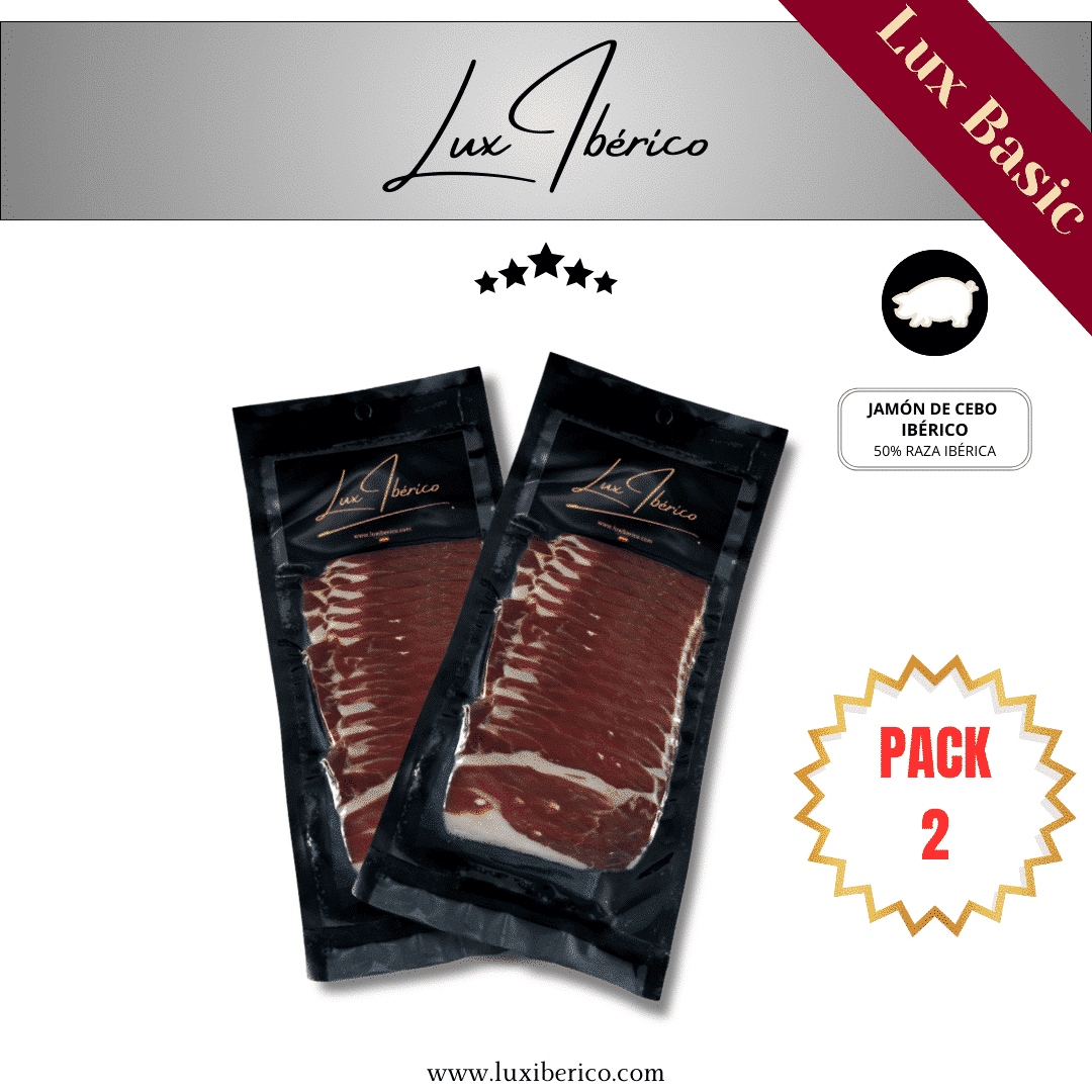 Jamón Selección Superior - 50% Raza Ibérico de Cebo (2x125g)